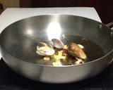 菜の花と蛤とホタルイカのパスタ作り方16写真