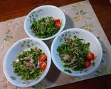 豆苗とベーコンのフレンチサラダ作り方12写真