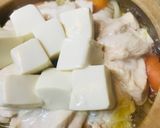 プチッと鍋＆削り節の鶏肉うどん鍋作り方3写真