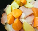十六穀米と煮こんだカレー●チーズカレー作り方1写真