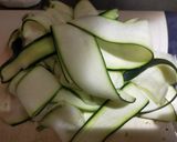 ズッキーニと生ハムの塩レモンパスタ作り方1写真