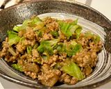 色んな食感😍ナスとキャベツの肉味噌炒め作り方7写真