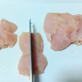 子供·孫·お弁当♪鶏むねスティックフライ作り方2写真