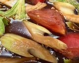 トマトとセロリの冷やし中華たれ漬け😻作り方4写真