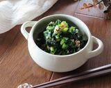 簡単副菜☆ソフトケールの梅ぽんツナ和え。作り方6写真