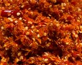大量の唐辛子🌶️で本場中国式の辛味噌作り作り方2写真