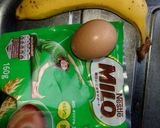 小麦粉不使用☆ミロ丸ごとバナナ作り方1写真