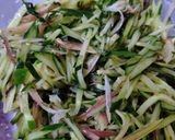 冷凍揚げナスで簡単★さっぱり香味野菜和え★副菜★作り方2写真