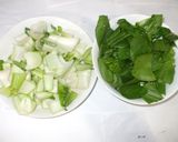 青梗菜ピリ辛オイスターソース炒め♪簡単作り方2写真