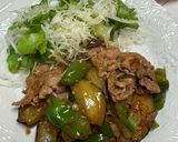 簡単　豚肉と茄子の味噌炒め作り方6写真
