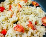 プチトマト＆チーズのイタリアン炒飯作り方3写真