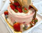 苺たっぷり🍓スノチルのバースデーケーキ作り方13写真