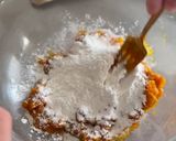 カボチャの煮物で甘じょっぱチーズお焼き作り方1写真