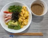 濃厚ごまだれアレンジの冷やし中華作り方6写真