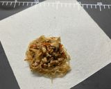椎茸とニンジンの麻婆春巻き作り方5写真