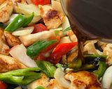 やわらか鶏むね肉と野菜の黒酢あん作り方4写真