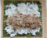 千葉県伝統の白米の海苔巻き☆しらす丼風作り方16写真