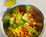 アボカドと夏野菜のカラフルサラダ作り方7写真