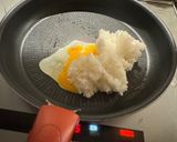 鶏胸肉のネバネバチャーハン作り方4写真