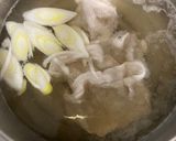 豚塩うどん😋胡椒を効かせた白だしつゆ(木曽路風)作り方2写真
