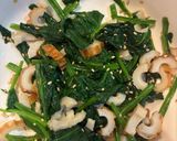 竹輪とほうれん草の胡麻和え作り方4写真