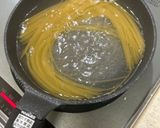 パクチーと干し小エビのペペロンチーノ風作り方4写真