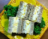 島らっきょう入りたまごサンド　ライ麦パン作り方6写真