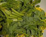 菜の花の味噌あえ作り方1写真