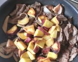 牛肉と秋野菜の醤油炒め🐮🍠🍄‍🟫作り方11写真