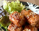 簡単夕食・お弁当★豚こまの肉巻き厚揚げ作り方6写真