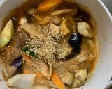 ゴロゴロ野菜と魚肉のキムチユッケ味炒煮風作り方17写真