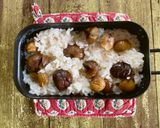 鍋の素＆天津甘栗で1合炊き込みご飯 2作り方4写真