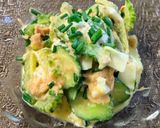 夏野菜のプロテインサラダ😻作り方5写真