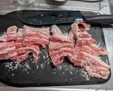 豚バラ塩ネギ作り方3写真