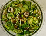 竹輪と野菜の胡麻マヨおかか和え！作り方4写真