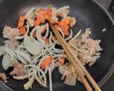 バター醤油の簡単焼きうどん作り方3写真