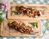 合挽き肉のそぼろバゲットトースト作り方5写真