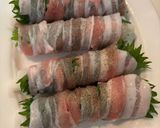 餅入りちくわのシソ肉巻き作り方3写真