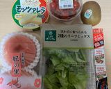 桃とキウイのミックスサラダ♪作り方1写真