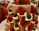 パンドーロの飾付け★クリスマスケーキ作り方9写真