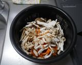 不器用塩茹豚炊き込み御飯作り方2写真