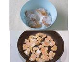 キャベツと鶏むね肉のオイスター炒め作り方2写真