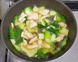 鶏むね肉とチンゲン菜の中華あん(うま煮)作り方6写真