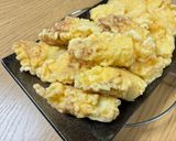 おつまみに！チーズ入りちくわ天作り方6写真