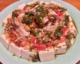 今夜の夕飯に♡豆腐と鶏もも肉の和風サラダ作り方5写真
