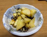 じゃがいもの塩昆布バター作り方2写真
