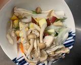 お一人様野菜たっぷり梅ウスター味炒飯作り方8写真