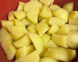 じゃがいもとちくわの甘味噌煮♪作り方4写真