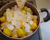完熟梅のハチミツ煮 (種なし)作り方5写真