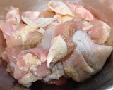 簡単❢ 鶏モモ肉の甘辛ポン酢炒め作り方1写真